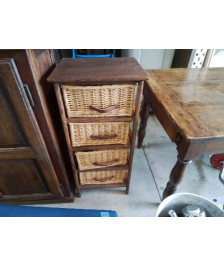 MEUBLE DE RANGEMENT EN OSIER