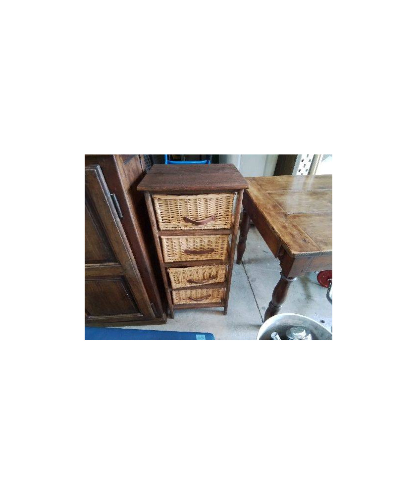 MEUBLE DE RANGEMENT EN OSIER