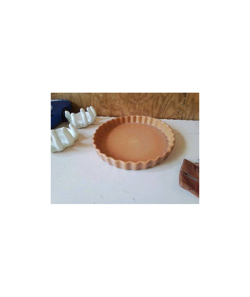 PLAT A TARTE EN GRES EMILLE HENRY