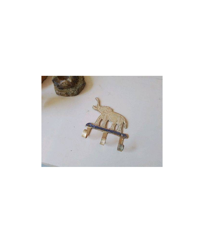 PORTE MANTEAU ÉLÉPHANT LAITON