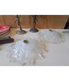 SUSPENSION EN VERRE FLORAL