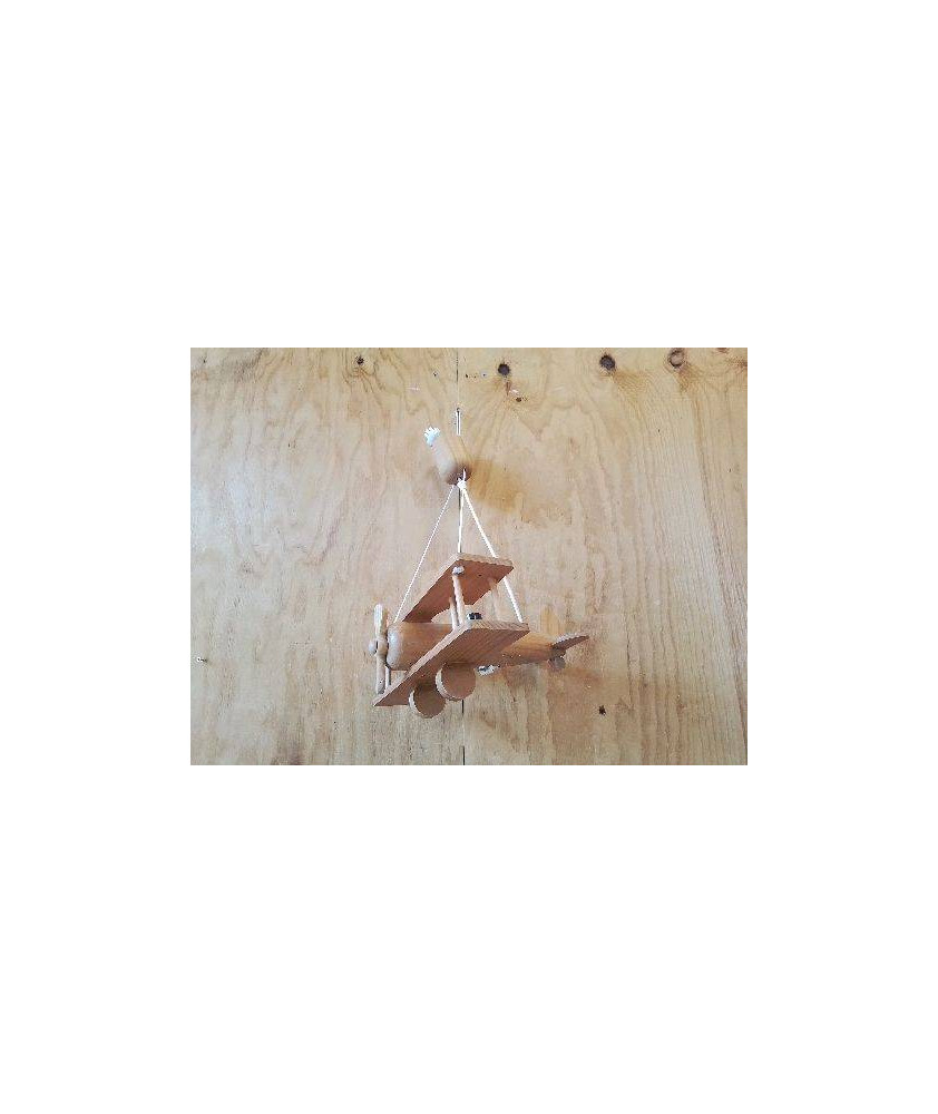 SUSPENSION AVION EN BOIS