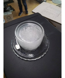 SOUS VERRE EN CRISTAL 