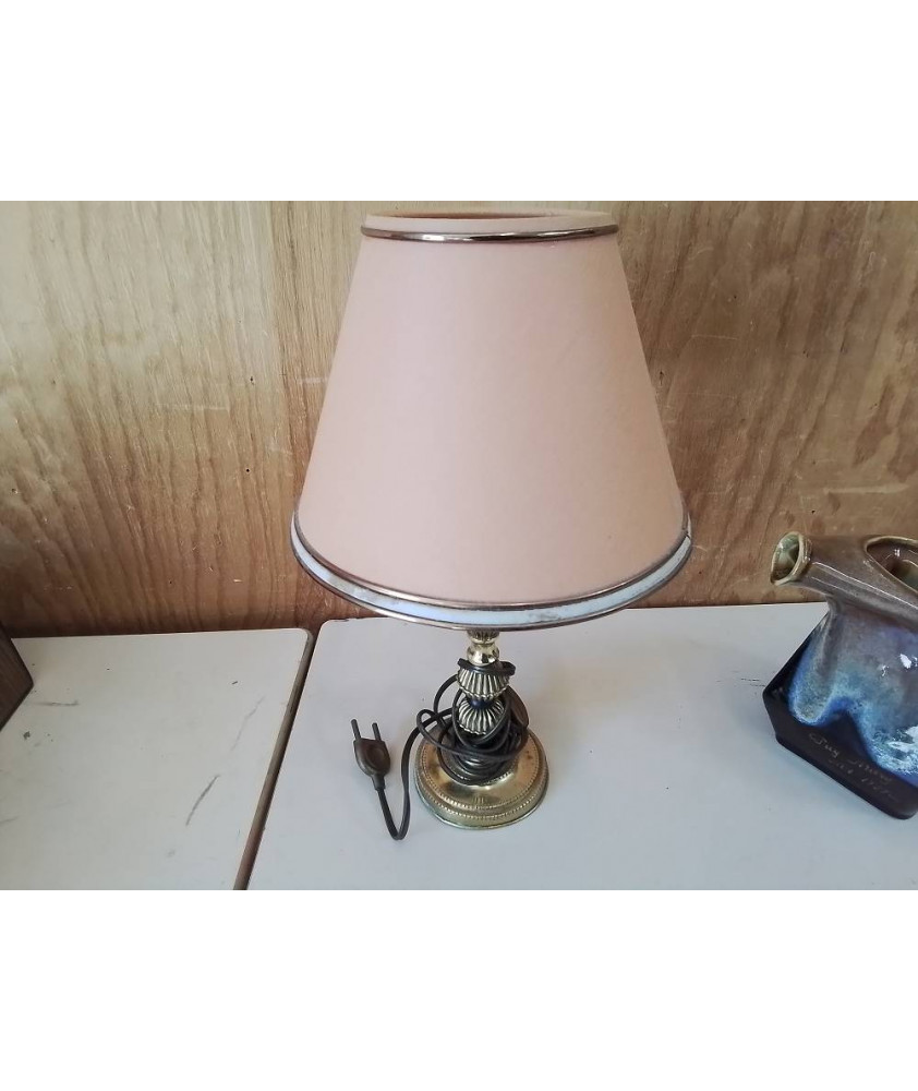 LAMPE PIED DORÉ 