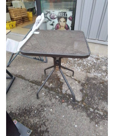 TABLE BISTROT METAL 60X60