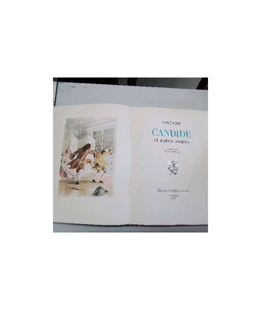 LIVRE CANDIDE ILLUSTRÉ PAR RAOUL SERRES