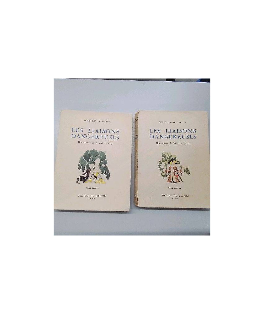 LIVRE LIAISONS DANGEREUSES ILLUSTRATIONS DE MAURICE LEROY LA PAIRE