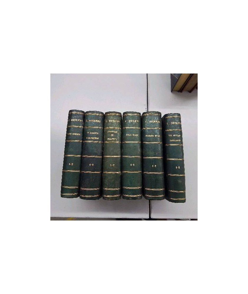 OEUVRES CHARLES DICKENS 6 VOLUMES