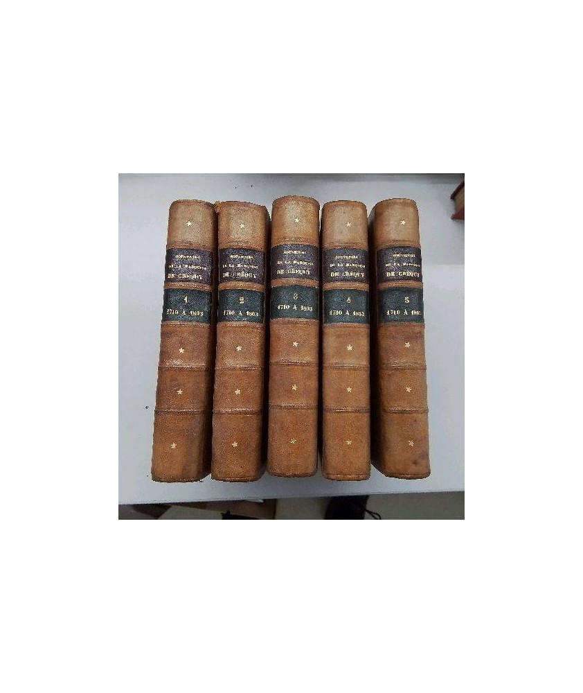 LES SOUVENIRS DE LA MARQUISE DE CREQUY LES 5 VOLUMES