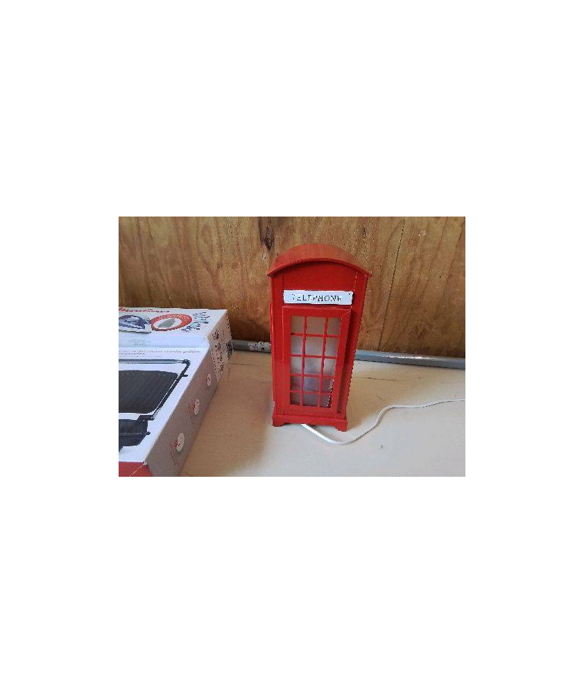 LAMPE CABINE TELEPHONIQUE BRITANIQUE