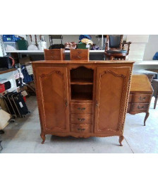 PETITE ARMOIRE ÉTAGÈRE STYLE LOUIS XV