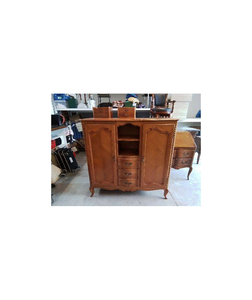 PETITE ARMOIRE ÉTAGÈRE STYLE LOUIS XV