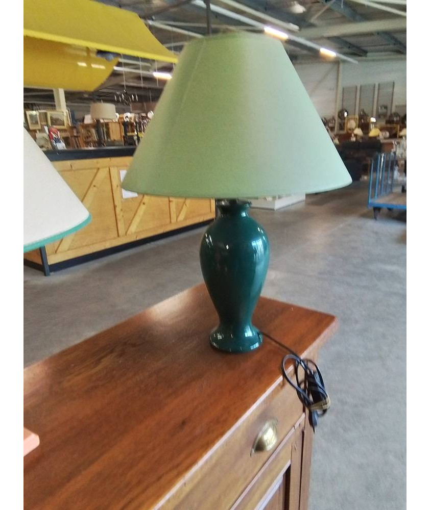 LAMPE CÉRAMIQUE VERTE AJ VERT