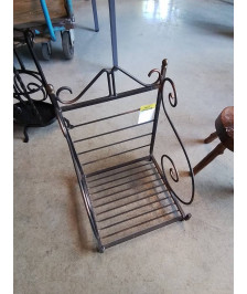 PORTE BUCHES FER FORGÉ 
