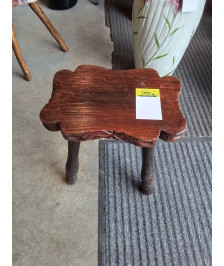 PORTE PLANTE TRIPODE BOIS CHANTOURNÉ 