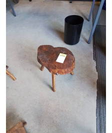 PORTE PLANTE TRIPODE BOIS NATUREL 
