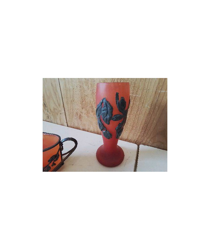 VASE EN PATE DE VERRE