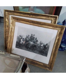 CADRE DORÉ GRAVURE