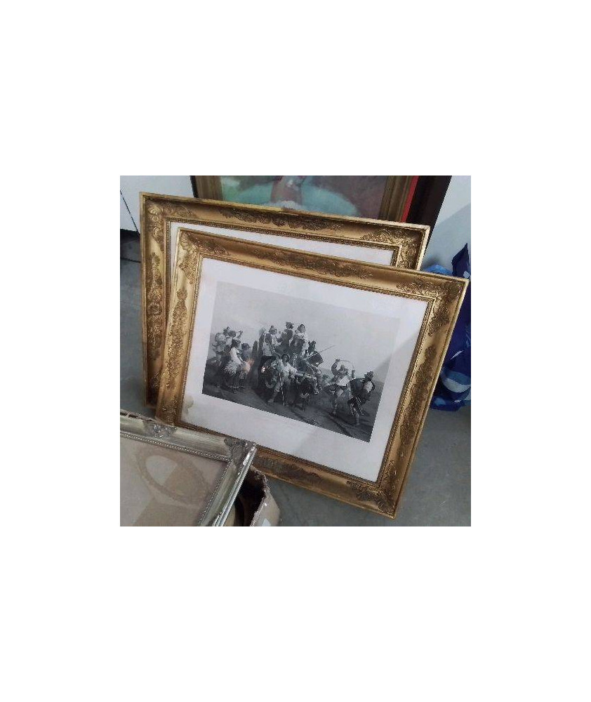 CADRE DORÉ GRAVURE