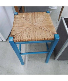 TABOURET PAILLÉ 