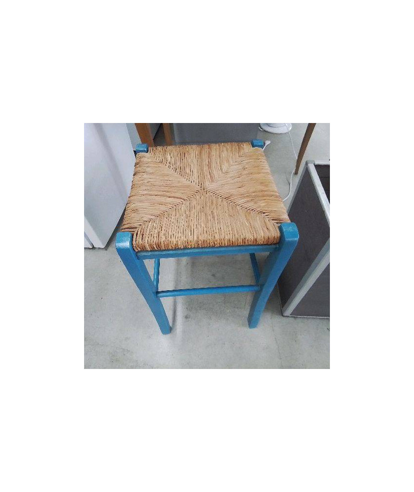 TABOURET PAILLÉ 