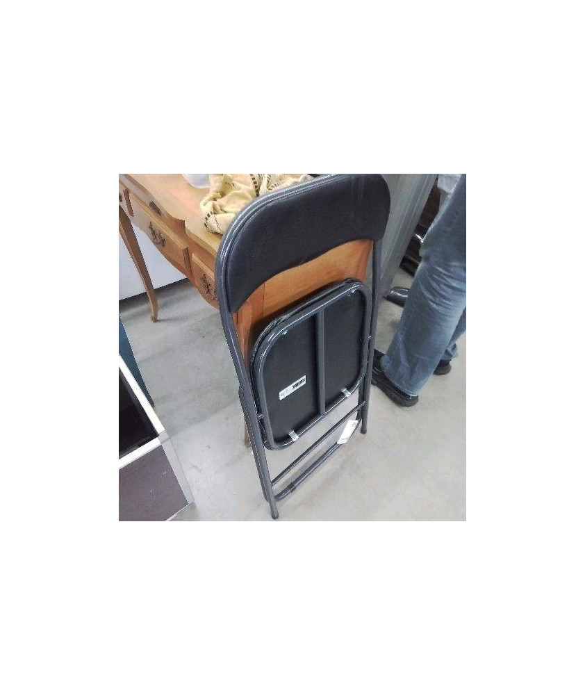 CHAISE PLIANTE NOIRE