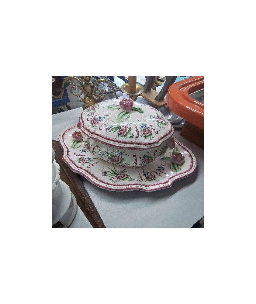 SOUPIERE DECOR FLEURS