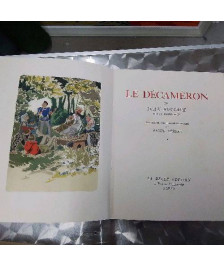 LE DECAMERON LOT DE 3 VOLUMES