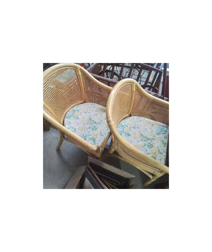 PAIRE DE FAUTEUILS CANNAGE