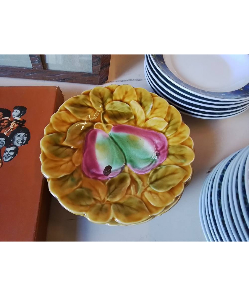 LOT DE 6 ASSIETTES FRUITS