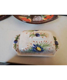 PETIT BEURRIER MOTIF FLORAL 