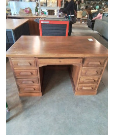 BUREAU A CAISSON 9 TIROIRS ANNÉES 50