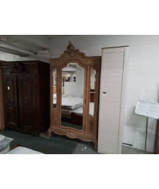 ARMOIRE 3 PORTES MIROIR SABLÉ