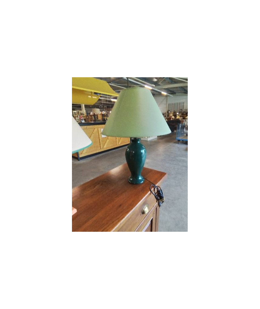 LAMPE CÉRAMIQUE VERTE AJ VERT