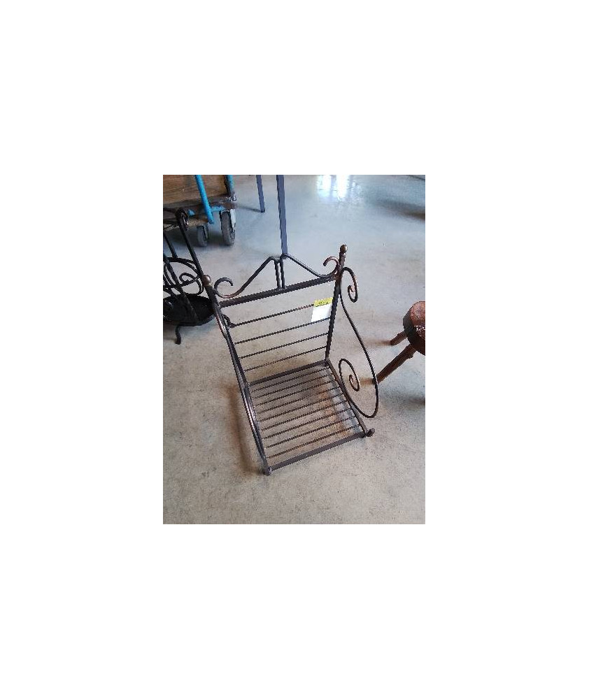 PORTE BUCHES FER FORGÉ 