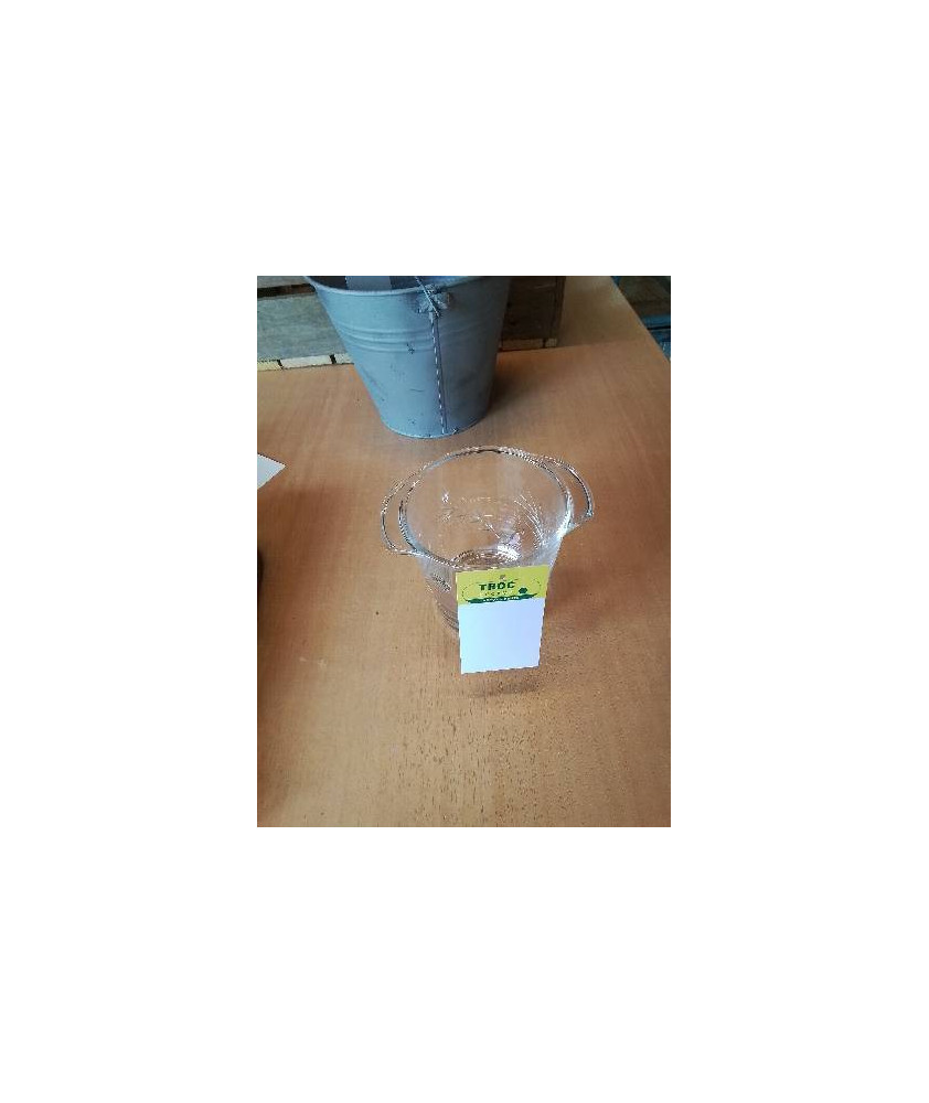 SEAU A GLACE CRISTAL D’ARQUES AUX EPIS DE BLÉ 