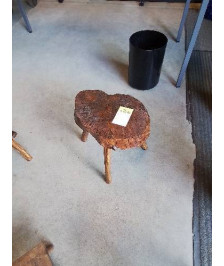 PORTE PLANTE TRIPODE BOIS NATUREL 