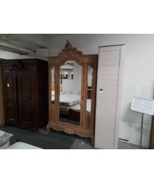 ARMOIRE 3 PORTES MIROIR SABLÉ