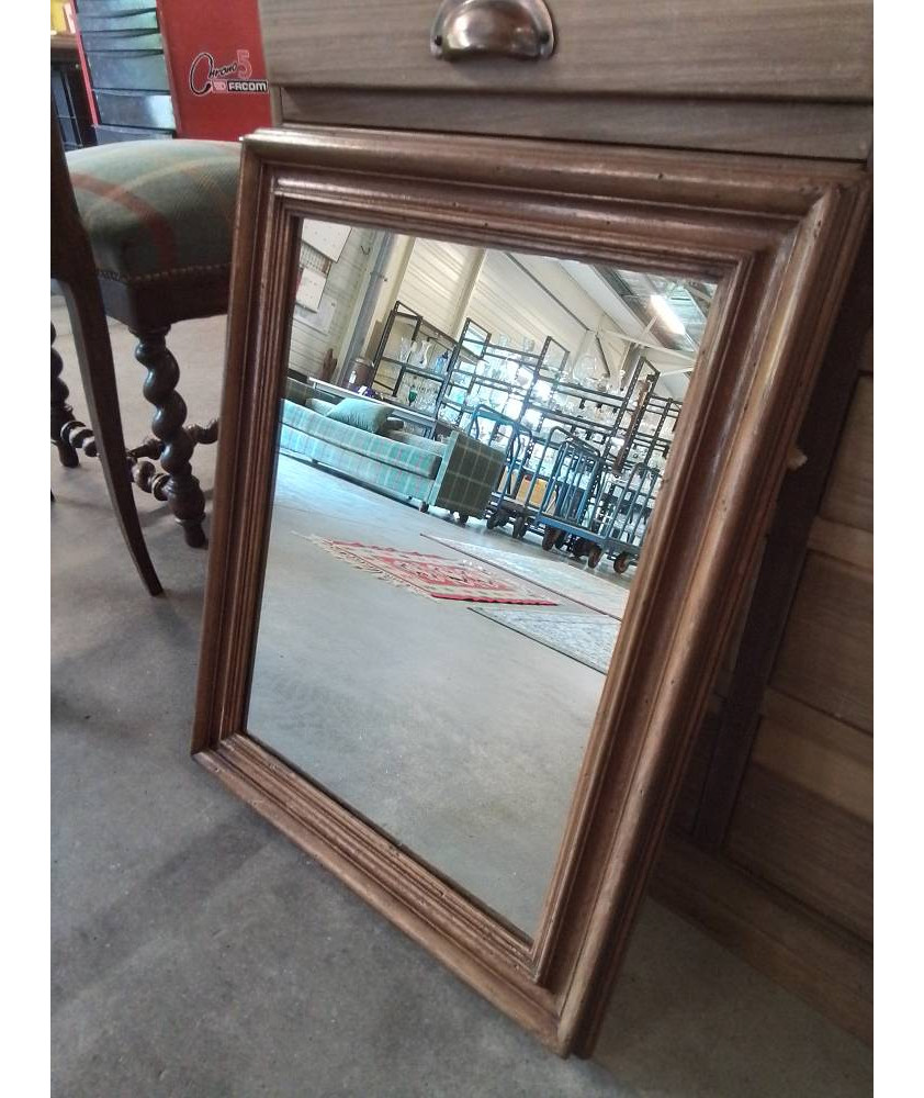 MIROIR RECTANGULAIRE BOIS MOULURÉ 