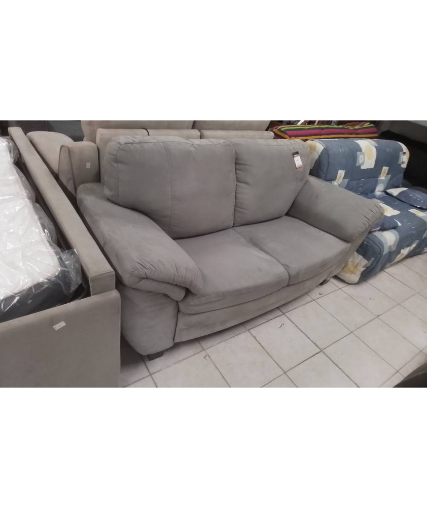 CANAPE 2PL MICROFIBRE GRIS