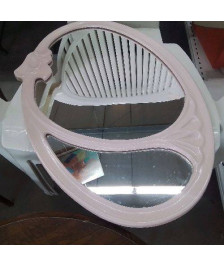 MIROIR STYLE ART NOUVEAU ROSE