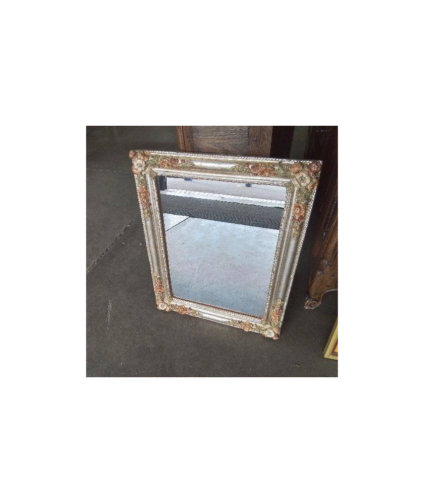 MIROIR DECOR FLEURS