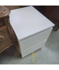 CAISSON 2 TIROIRS BLANC