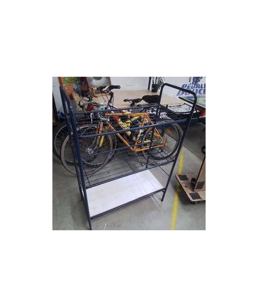 ETAGERE BLEUE GRILLES