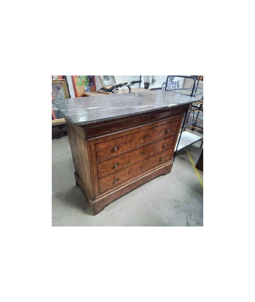COMMODE LOUIS PHILIPPE 4 TIROIRS 
