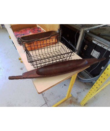 DECORATION DE TABLE BARQUE EN BOIS 