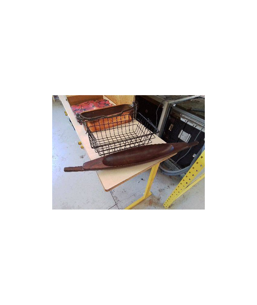 DECORATION DE TABLE BARQUE EN BOIS 