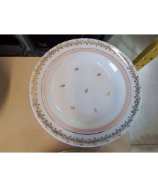LOT DE 5 ASSIETTES EN PORCELAINE 