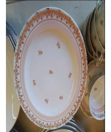 LOT DE 10 ASSIETTES A DESSERT