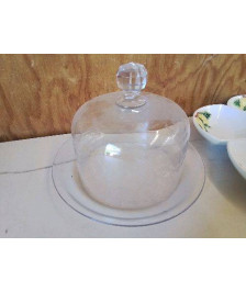 PLAT CLOCHE EN VERRE